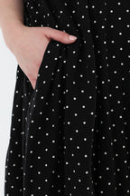 AKH Premium 2288 Kleid, Schwarz-Weiß