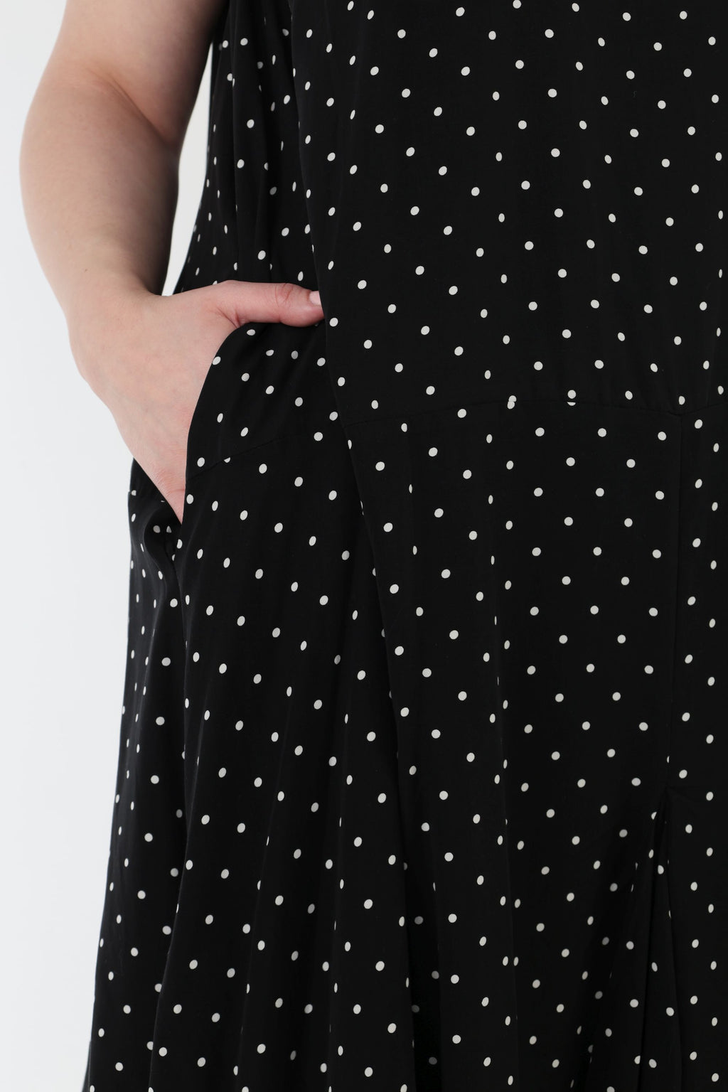 AKH Premium 6972 Kleid, Schwarz-Weiß