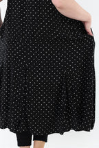 AKH Premium 6972 Kleid, Schwarz-Weiß