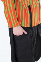 AKH Fashion 7192 Jacke, Orange-Apfelgrün