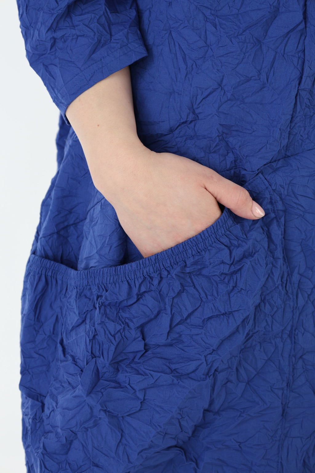 AKH Premium Kleid 7016 Crushed, Royalblau