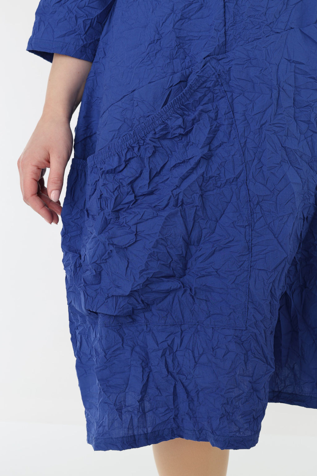 AKH Premium Kleid 7016 Crushed, Royalblau