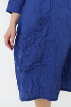 AKH Premium Kleid 7016 Crushed, Royalblau