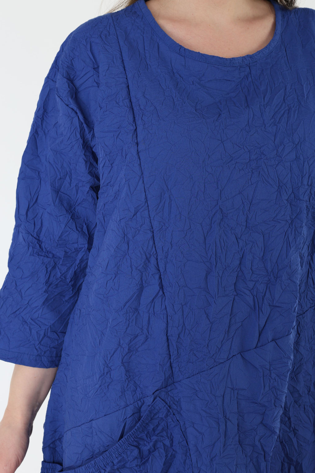 AKH Premium Kleid 7016 Crushed, Royalblau