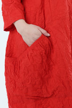 AKH Premium Kleid 7016 Crushed, Rot