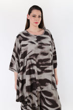 AKH Fashion · Maglia · 593 · Grigio/Marrone