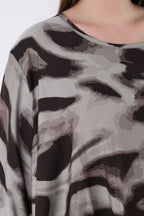 AKH Fashion · Maglia · 593 · Grigio/Marrone