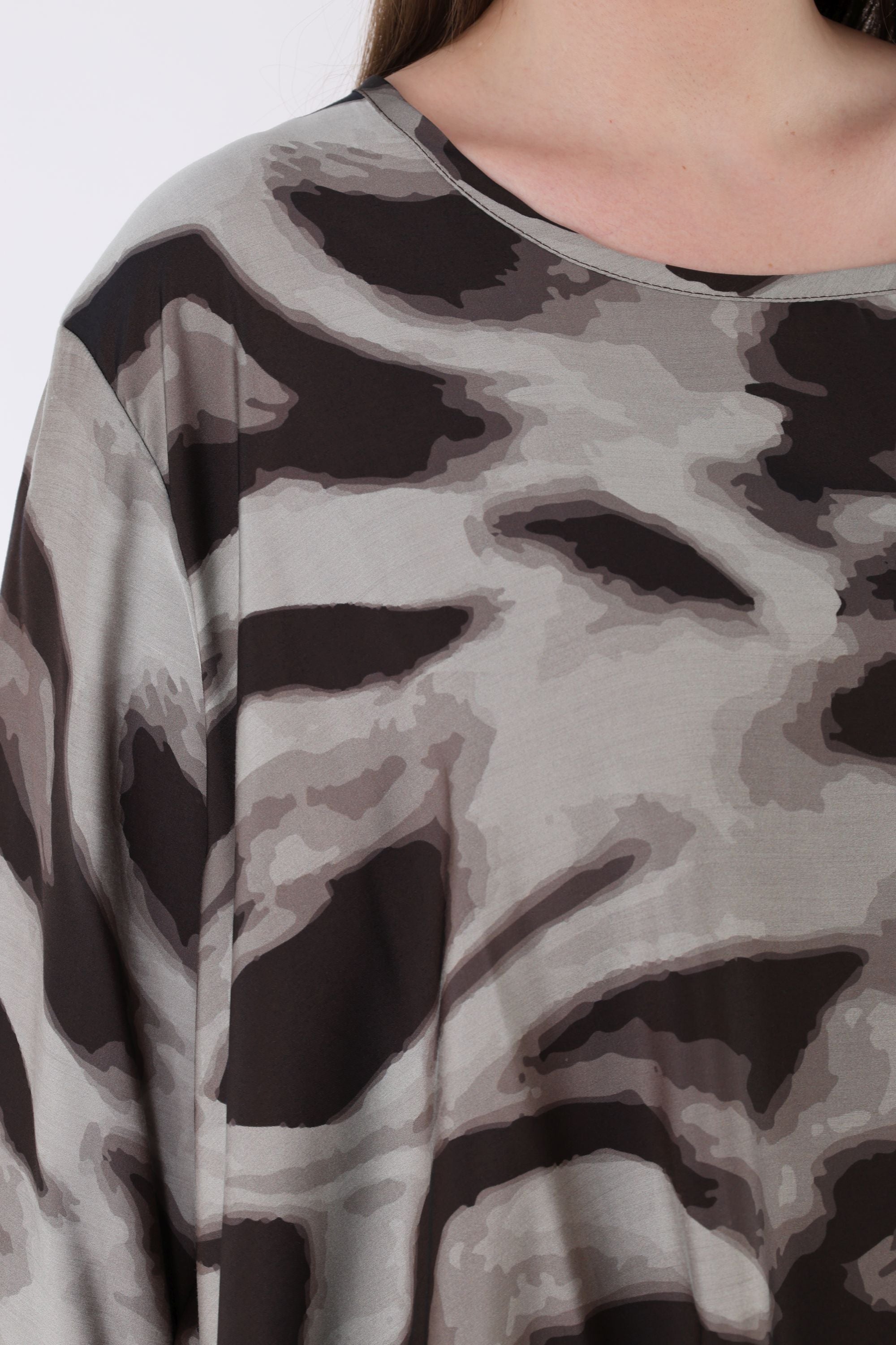 AKH Fashion · Shirt · 593 · Grijs/Bruin