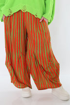 AKH Fashion Hose 6631 Marbella, Orange-Apfelgrün