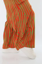 AKH Fashion Hose 6631 Marbella, Orange-Apfelgrün