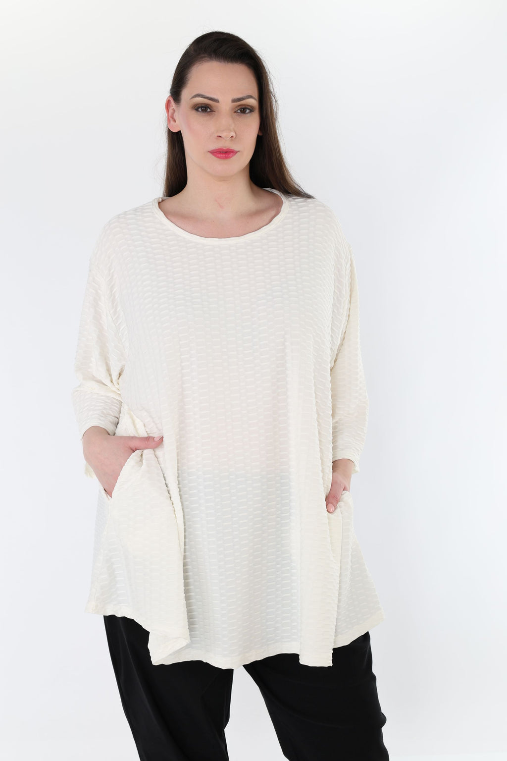 Papita 6936 Big Shirt, Weiß