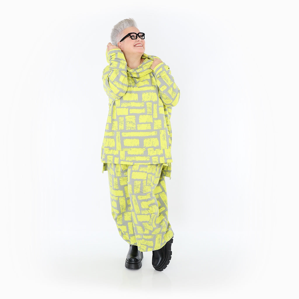 AKH Fashion · Hose · Limello · 8069 · Gelb/Grau