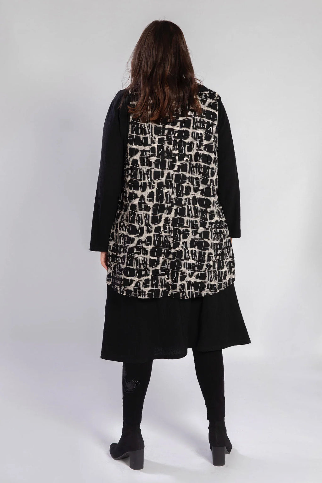 Pomme Rouge Top A830, Schwarz/Weiß
