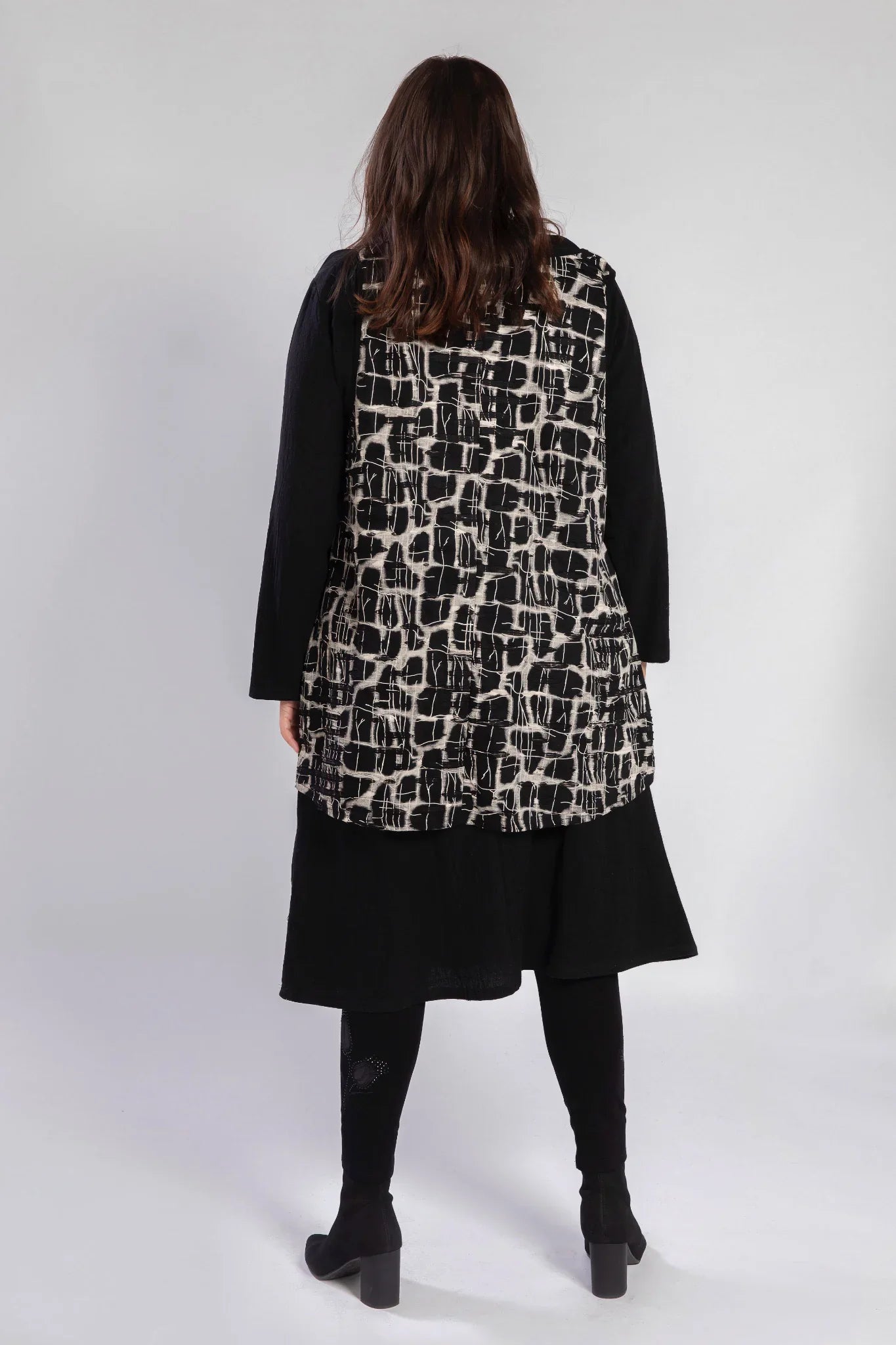 Pomme Rouge Top A830, Schwarz/Weiß