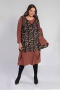 Pomme Rouge Top A830, Schoko/Schwarz