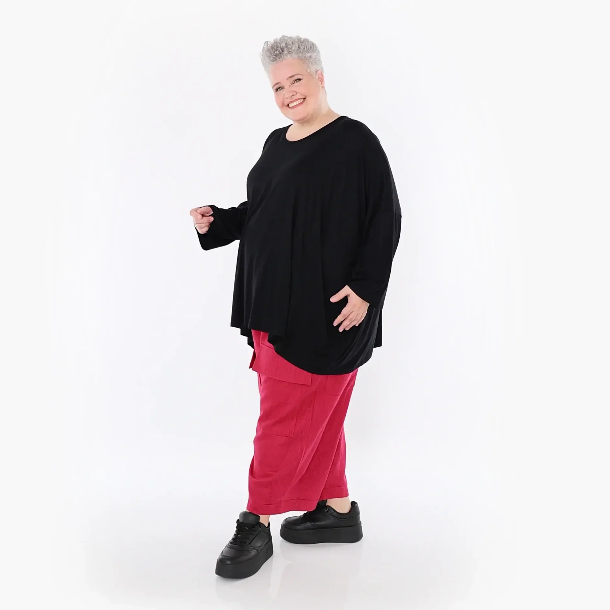 AKH Fashion Shirt 6648 Skye, Schwarz