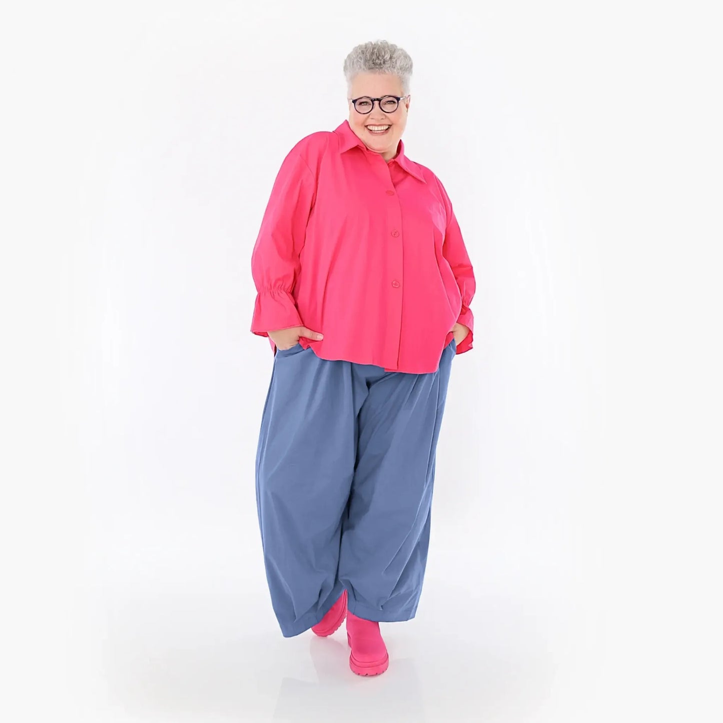 AKH Fashion 7032 Hose, Azurblau