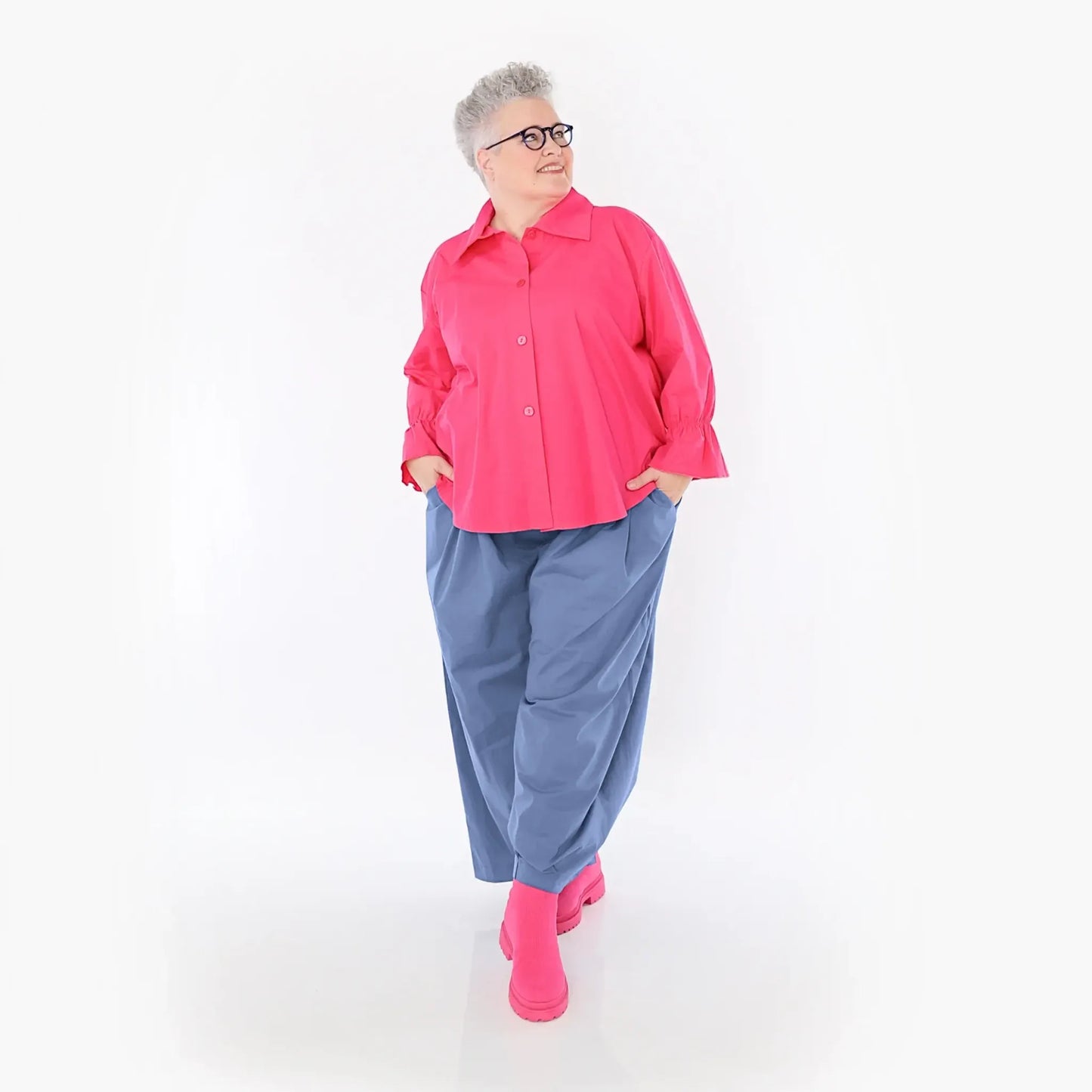 AKH Fashion 7032 Hose, Azurblau