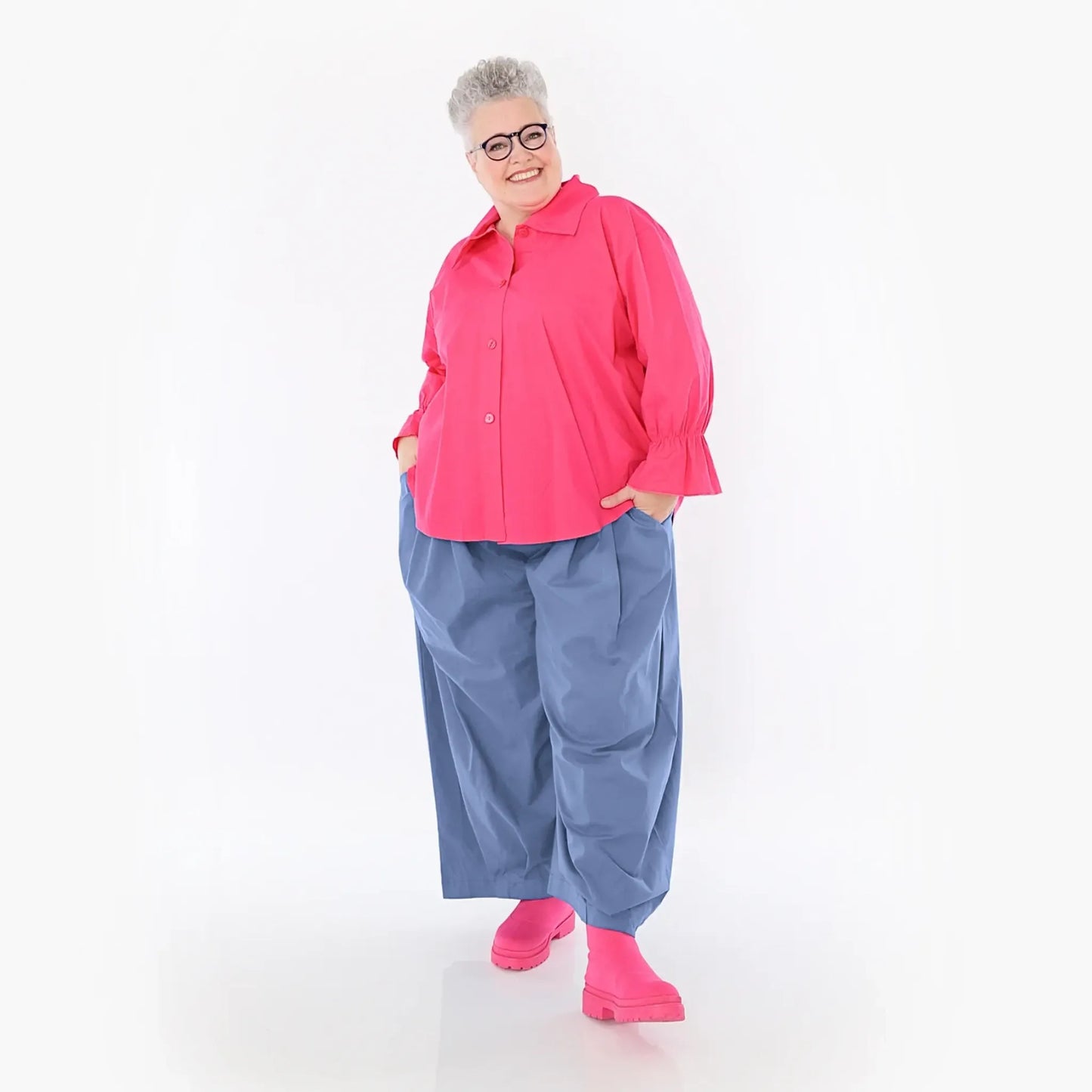 AKH Fashion 7032 Hose, Azurblau