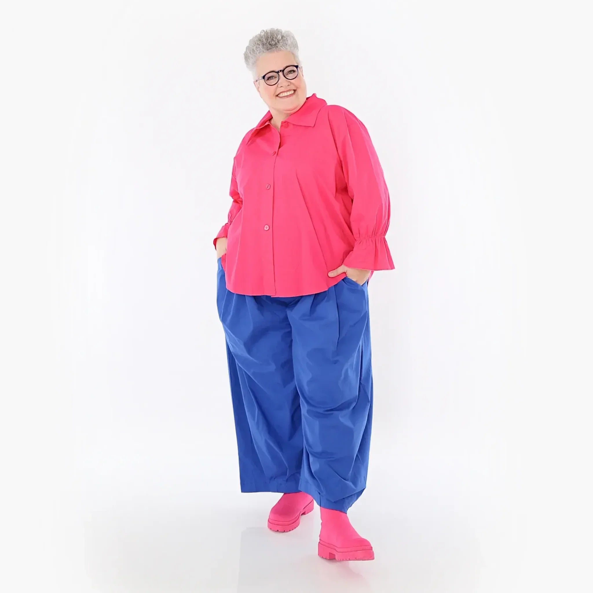 AKH Fashion 7032 trousers, royal blue