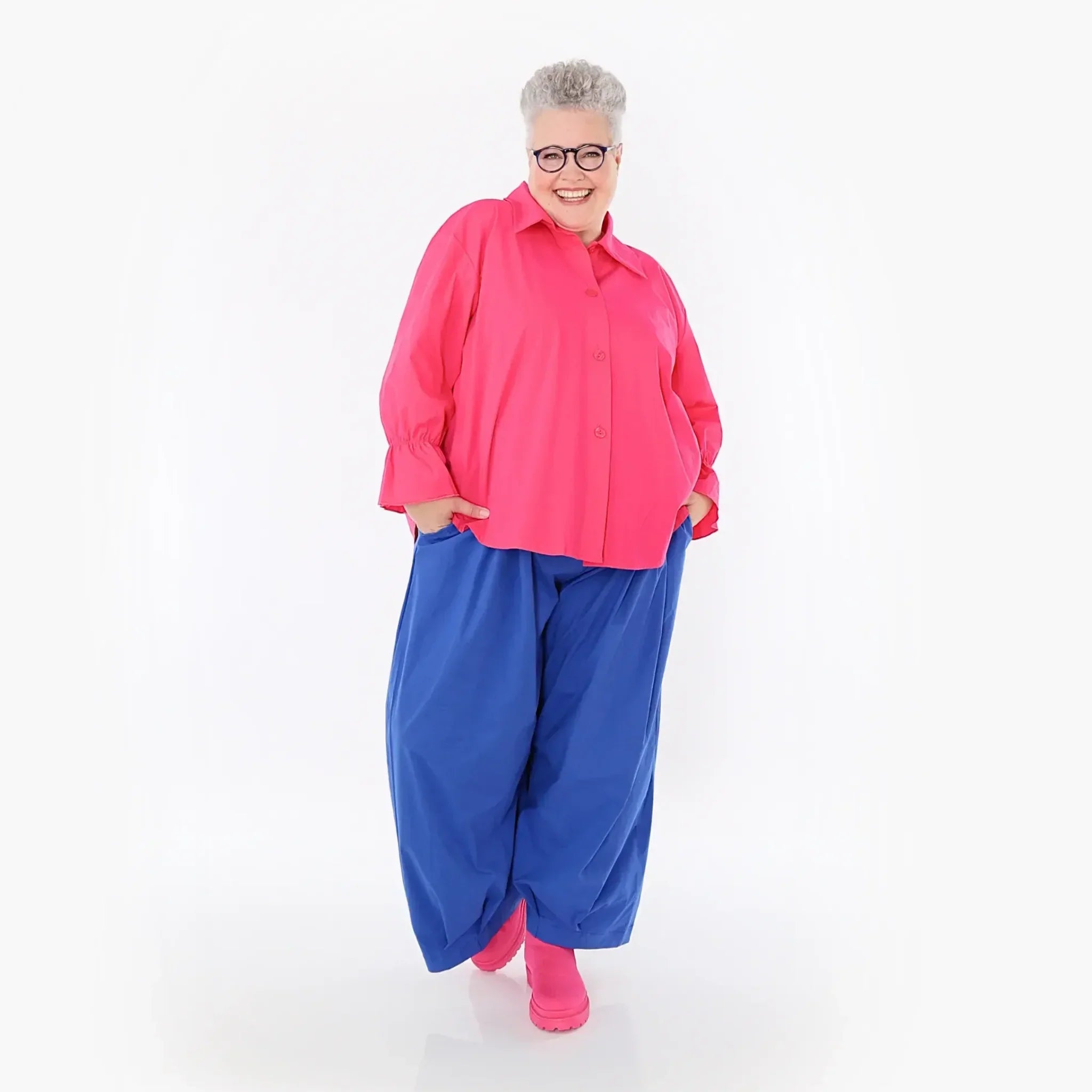 AKH Fashion 7032 trousers, royal blue