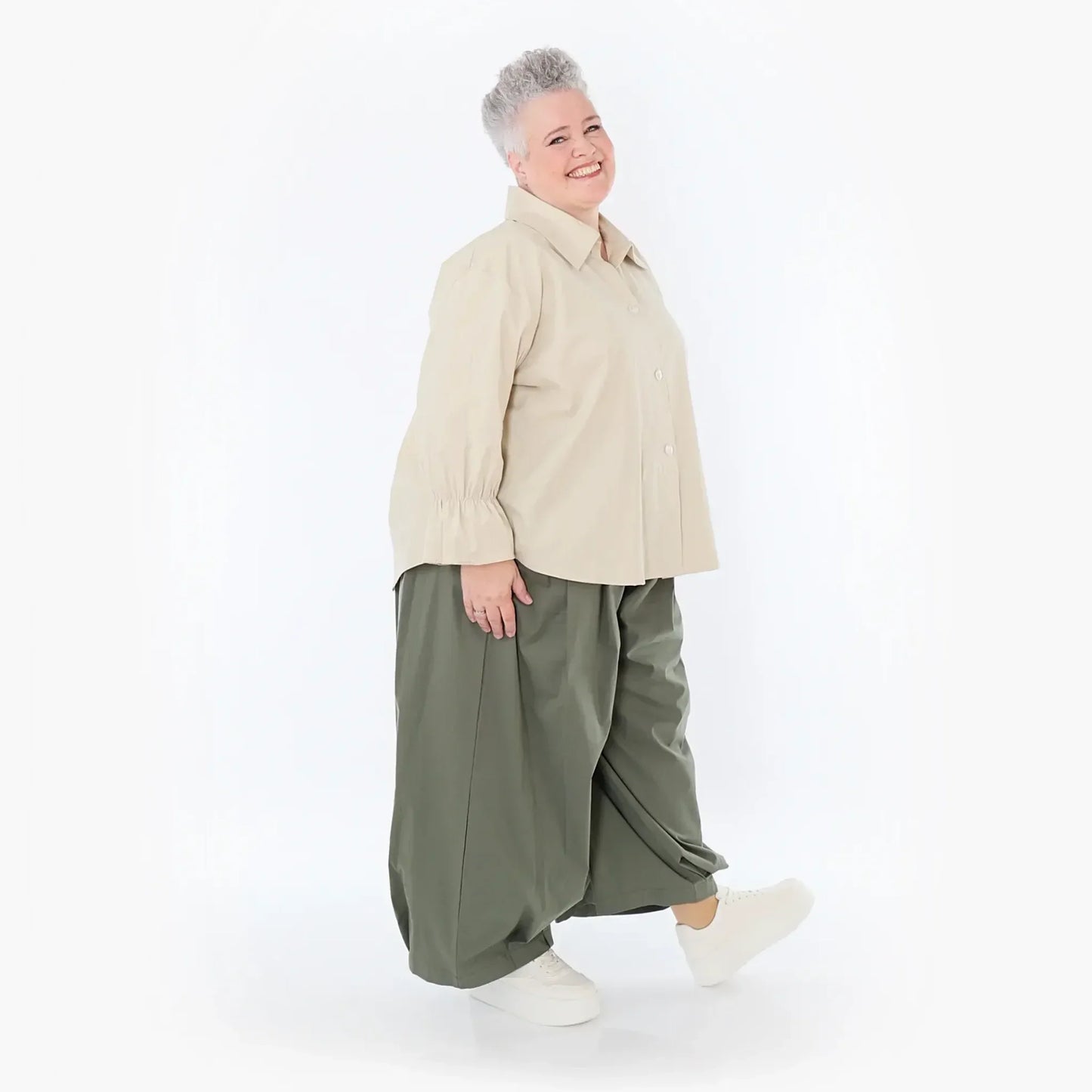 AKH Fashion 7062 Bluse, Beige