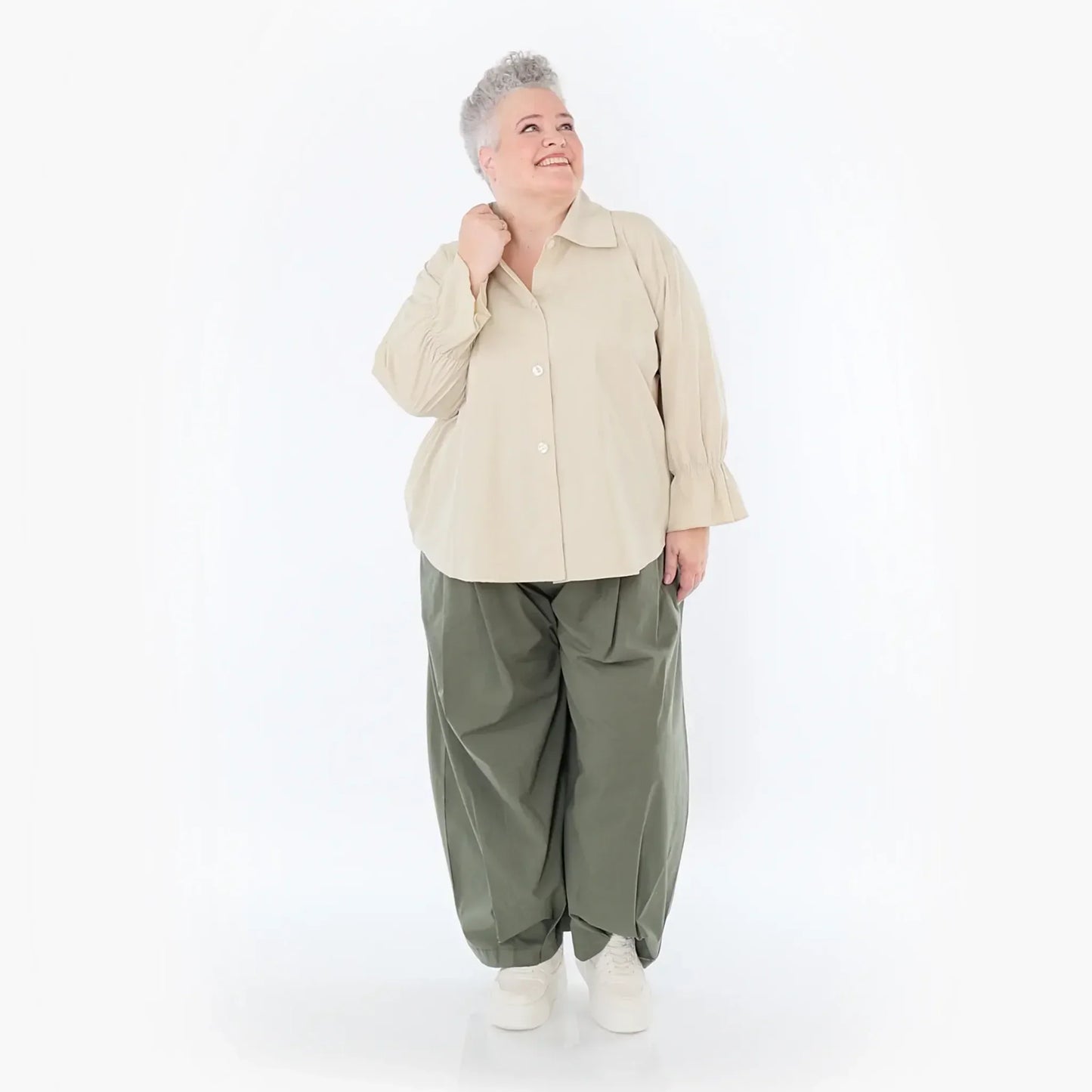 AKH Fashion 7062 Bluse, Beige