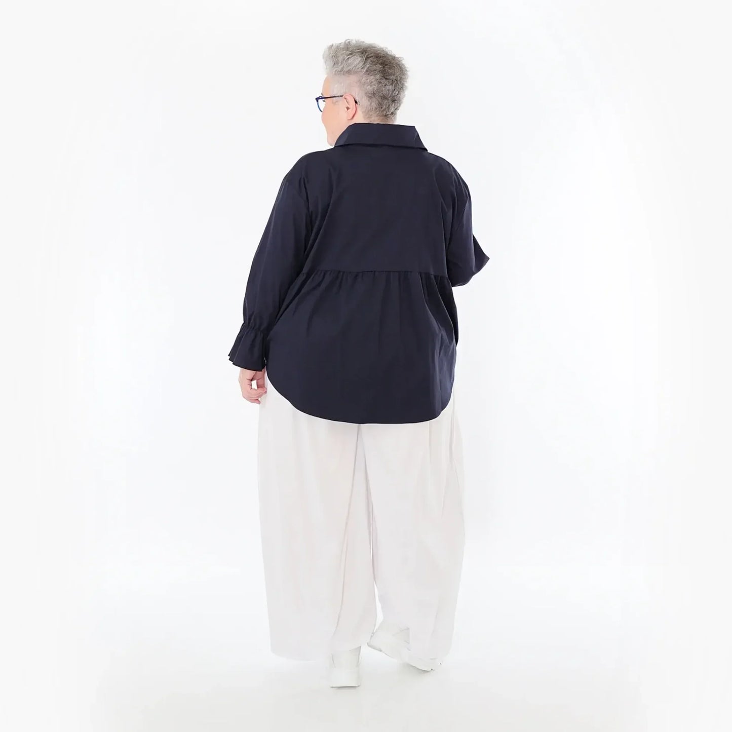 AKH Fashion 7062 Bluse, Marine