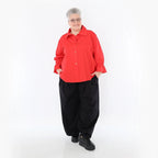 Chemisier AKH Fashion 7062, rouge