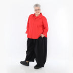 Chemisier AKH Fashion 7062, rouge