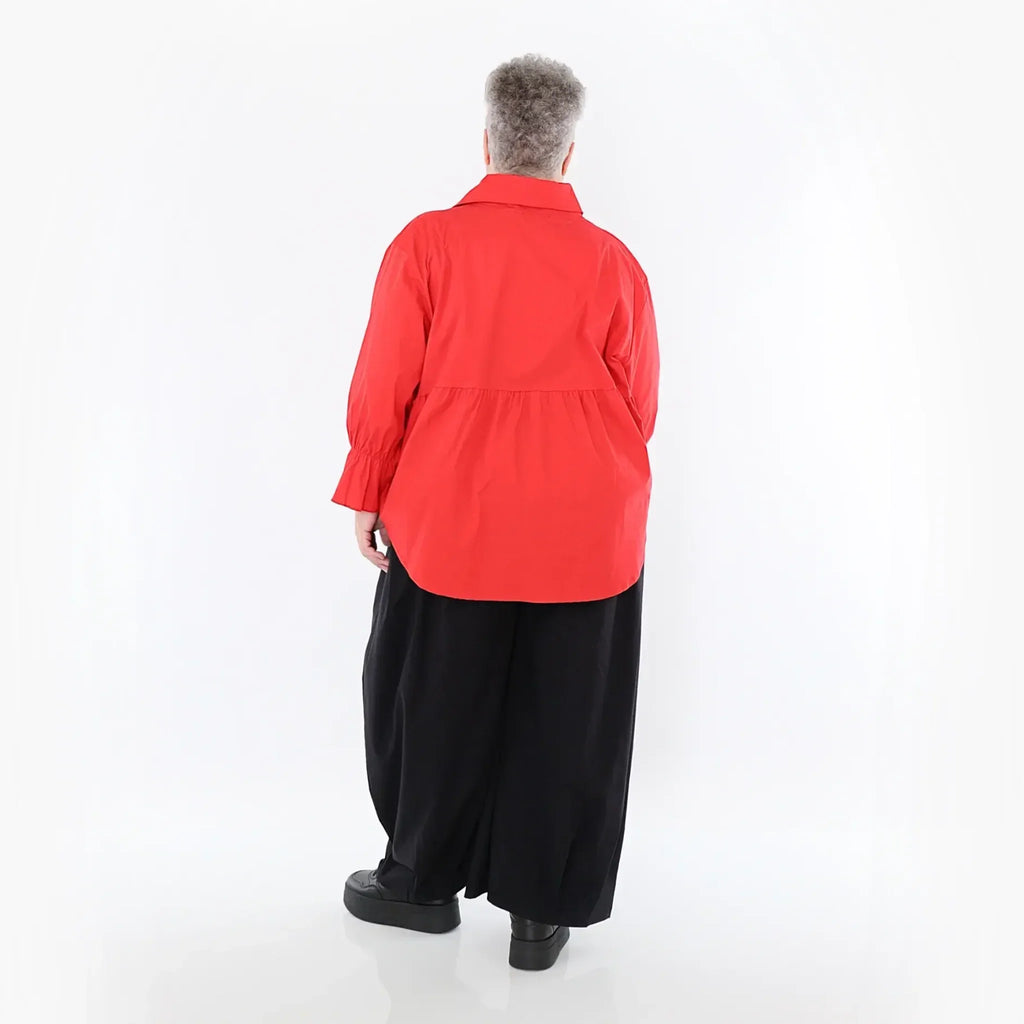 Chemisier AKH Fashion 7062, rouge
