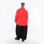 Chemisier AKH Fashion 7062, rouge