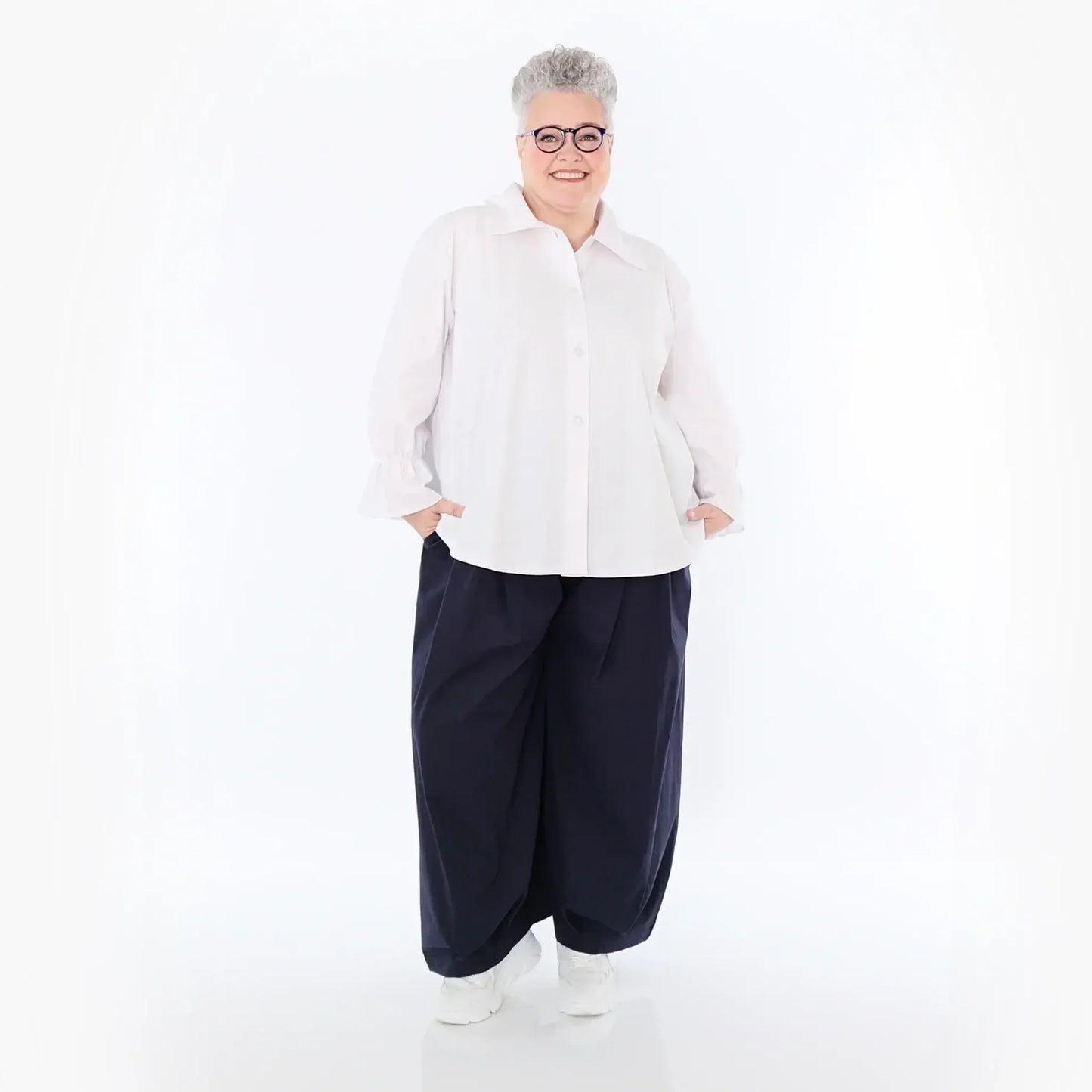 AKH Fashion 7062 Bluse, Weiß