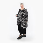 AKH Fashion · Shirt · LiquidLines · 6911 · Schwarz/Weiß