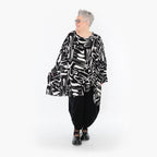 AKH Fashion · Shirt · LiquidLines · 6911 · Schwarz/Weiß