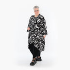 AKH Fashion Jacket 6917 LiquidLines, Black/White