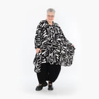 AKH Fashion Jacket 6917 LiquidLines, Black/White