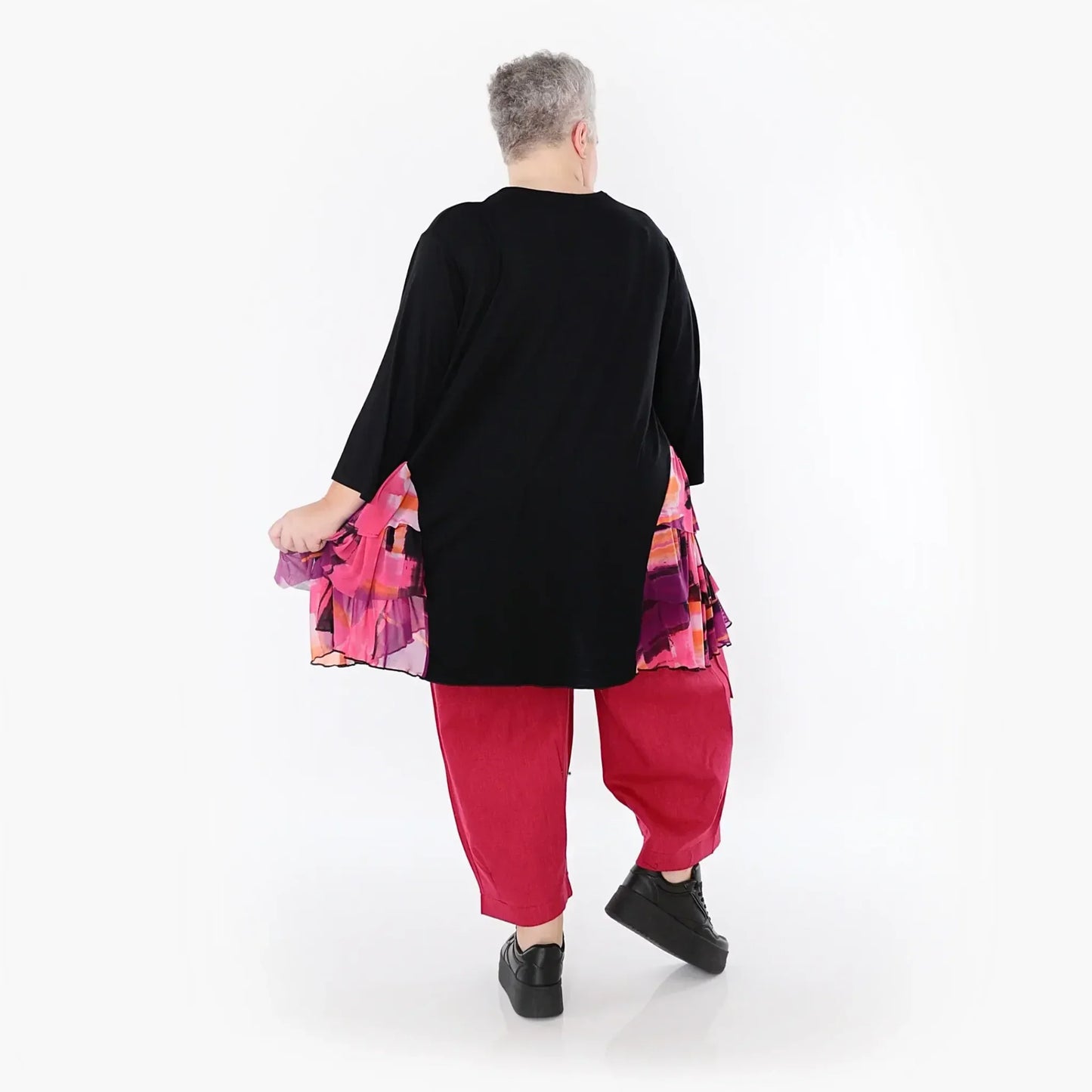 AKH Fashion 6862 Shirt, Schwarz-Multi