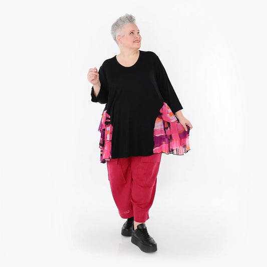 AKH Fashion 6862 Shirt, Schwarz-Multi