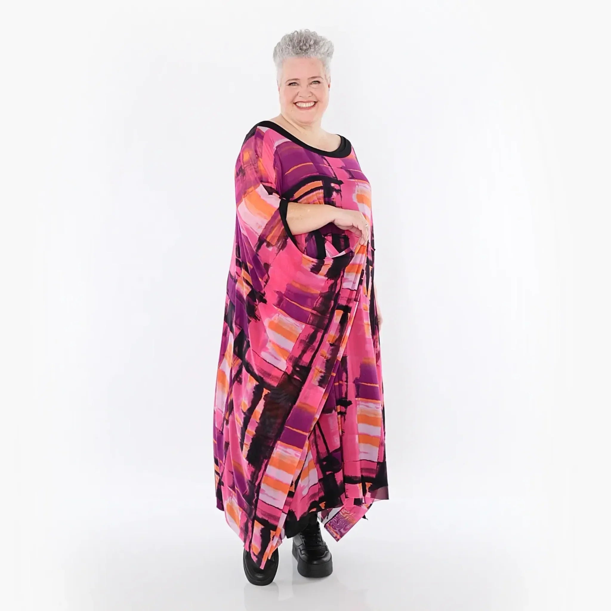 AKH Fashion Überwurf 7100 Aquarell, Multicolor
