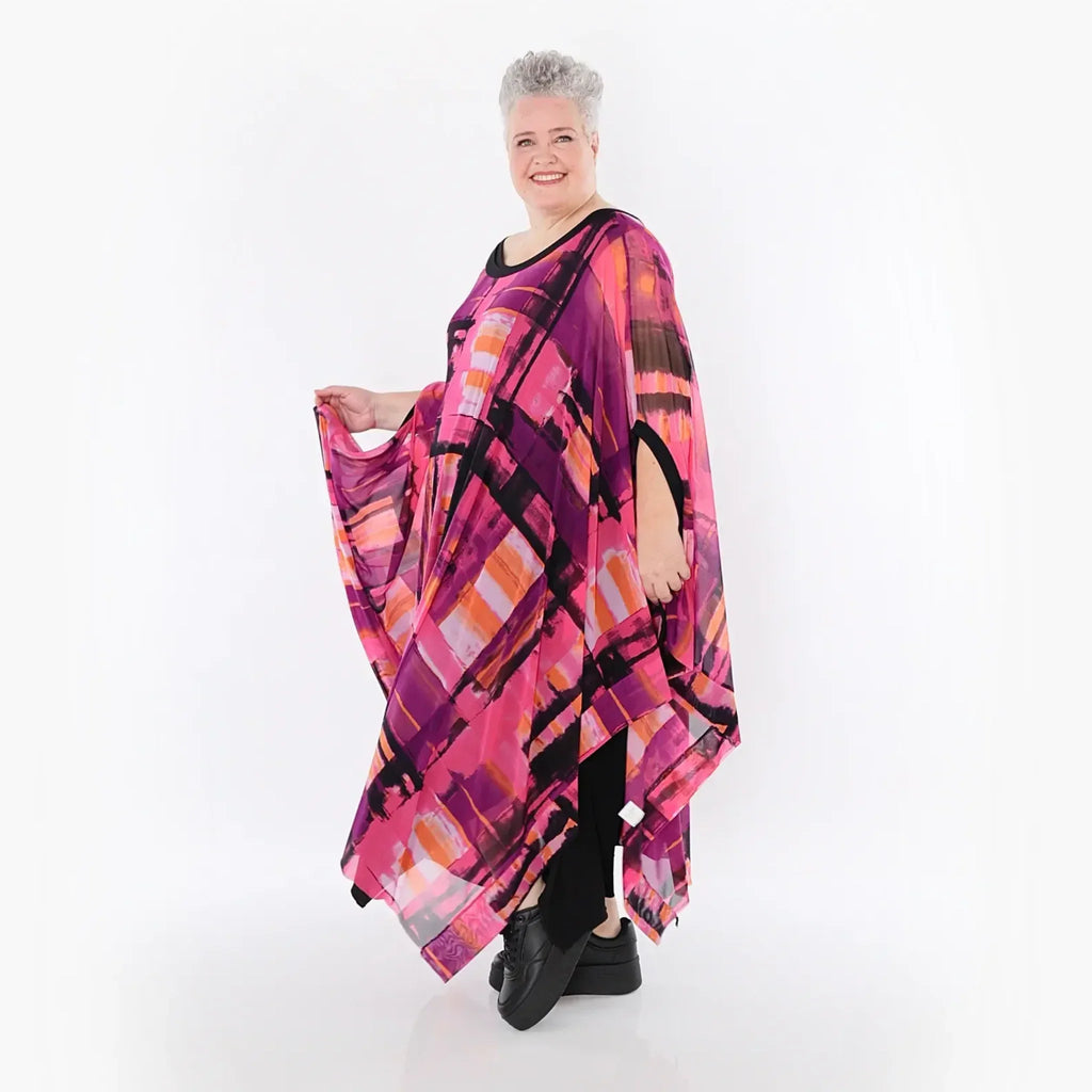 AKH Fashion Überwurf 7100 Aquarell, Multicolor