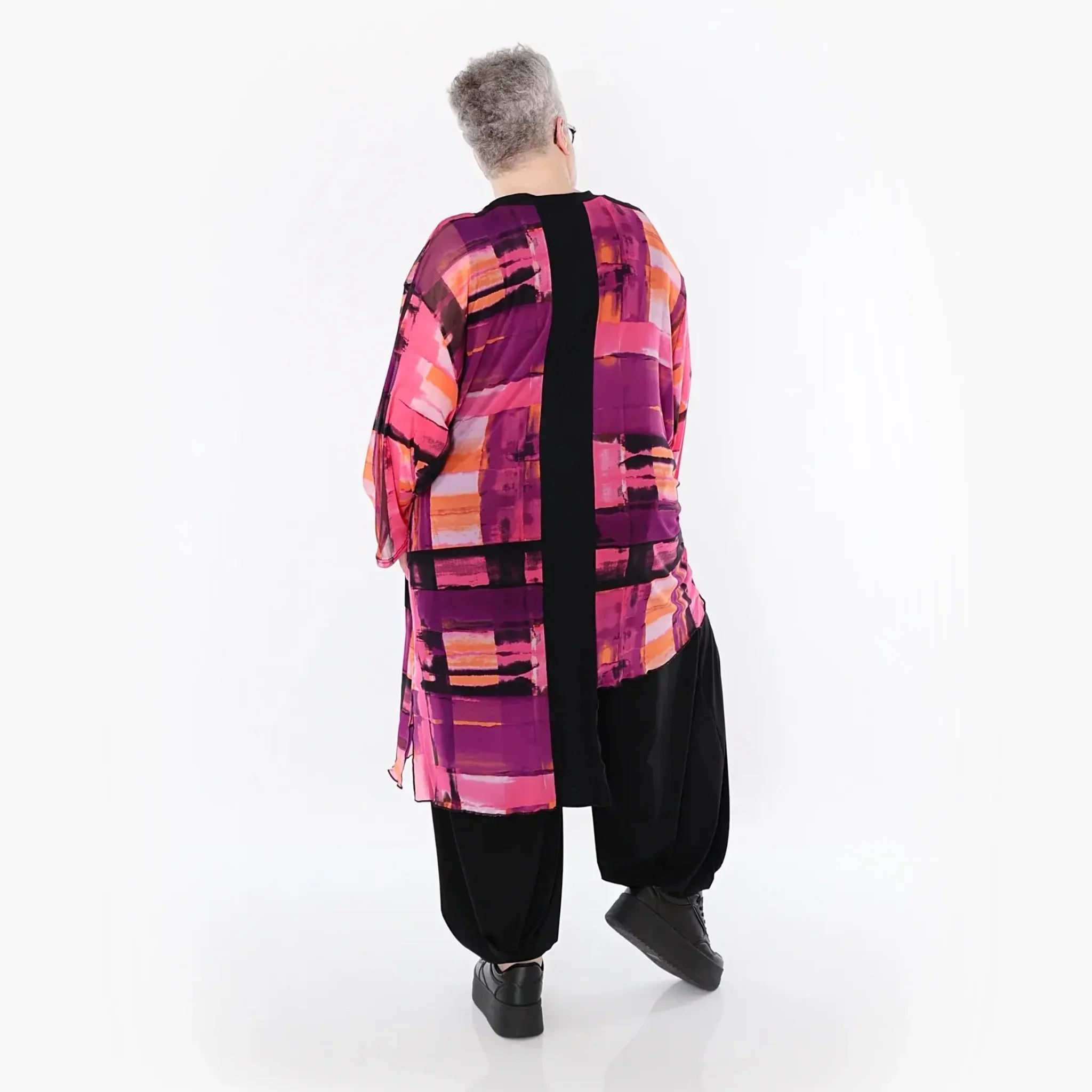 AKH Fashion Bluse 7101 Aquarell, Multicolor