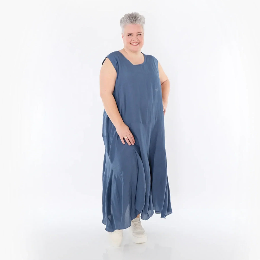 AKH Fashion 6972 Dress, Azure Blue