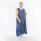 AKH Fashion 6972 Dress, Azure Blue