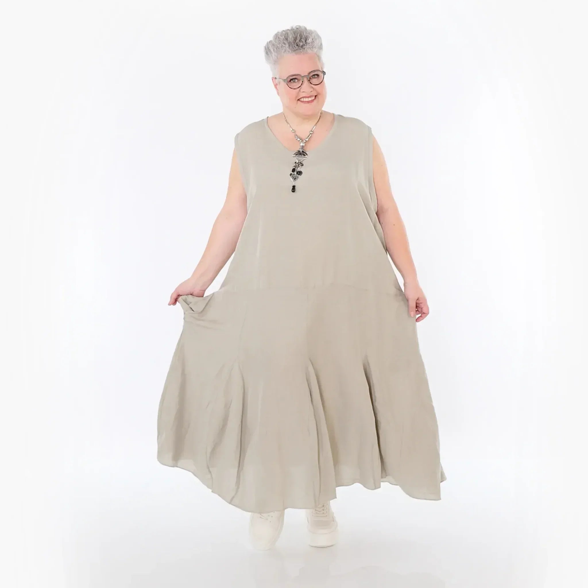 AKH Fashion Kleid 6972 Christina, Beige