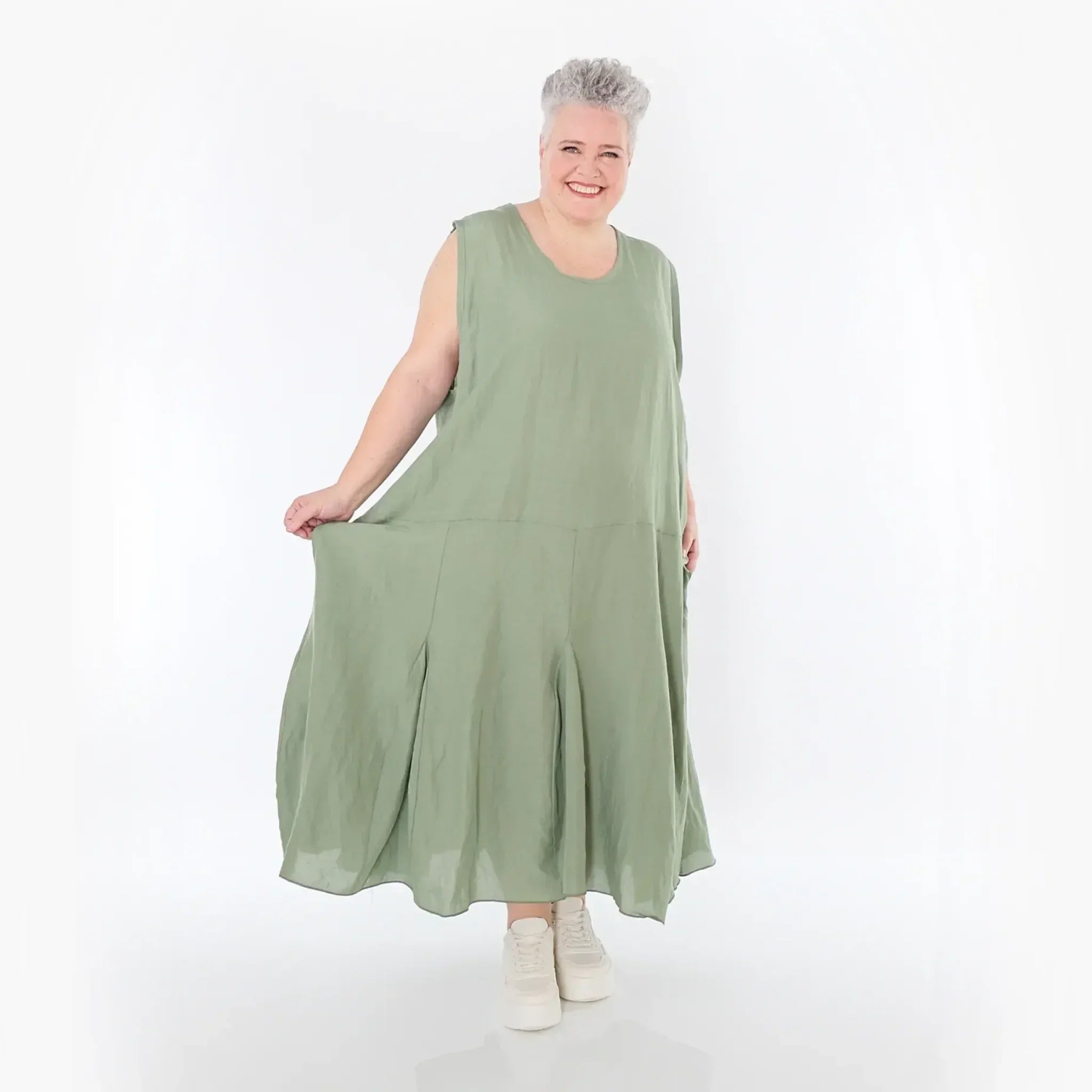 AKH Fashion Kleid 6972 Christina, Khaki