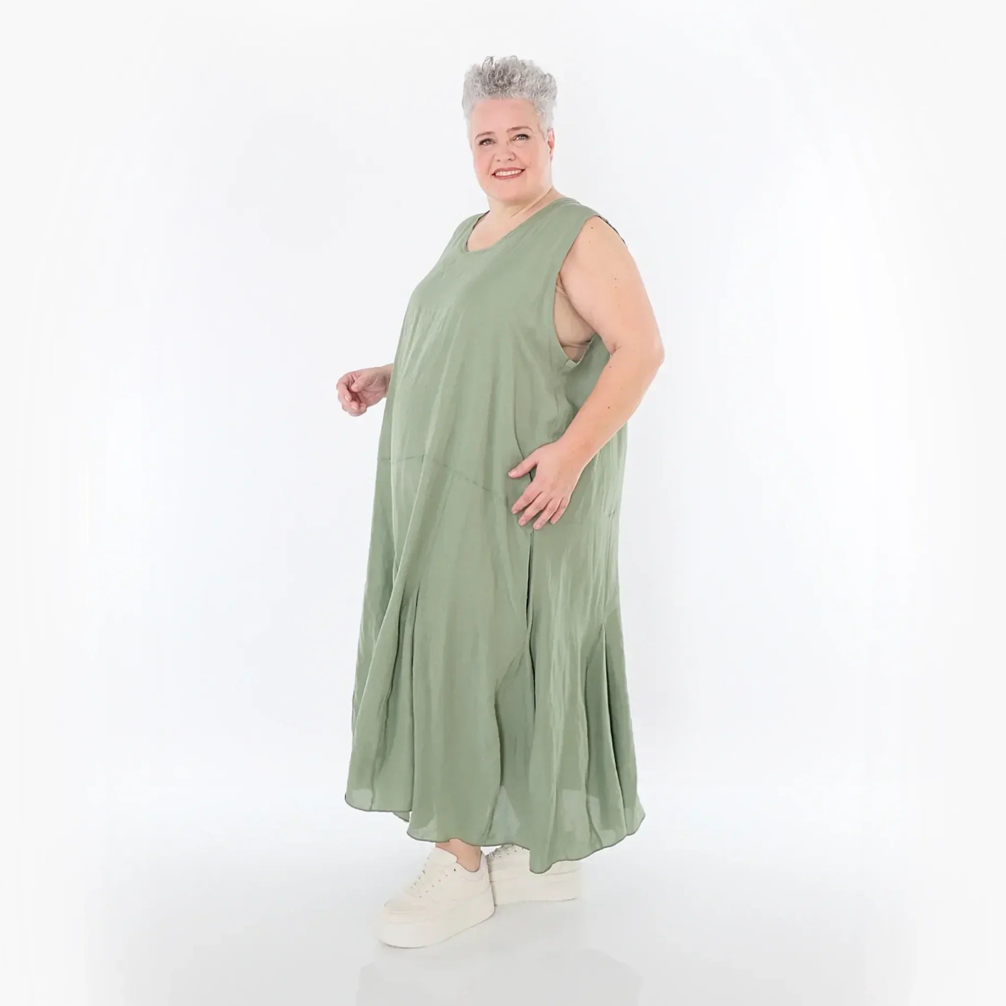 AKH Fashion Kleid 6972 Christina, Khaki