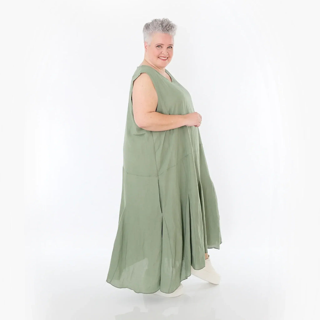AKH Fashion Kleid 6972 Christina, Khaki