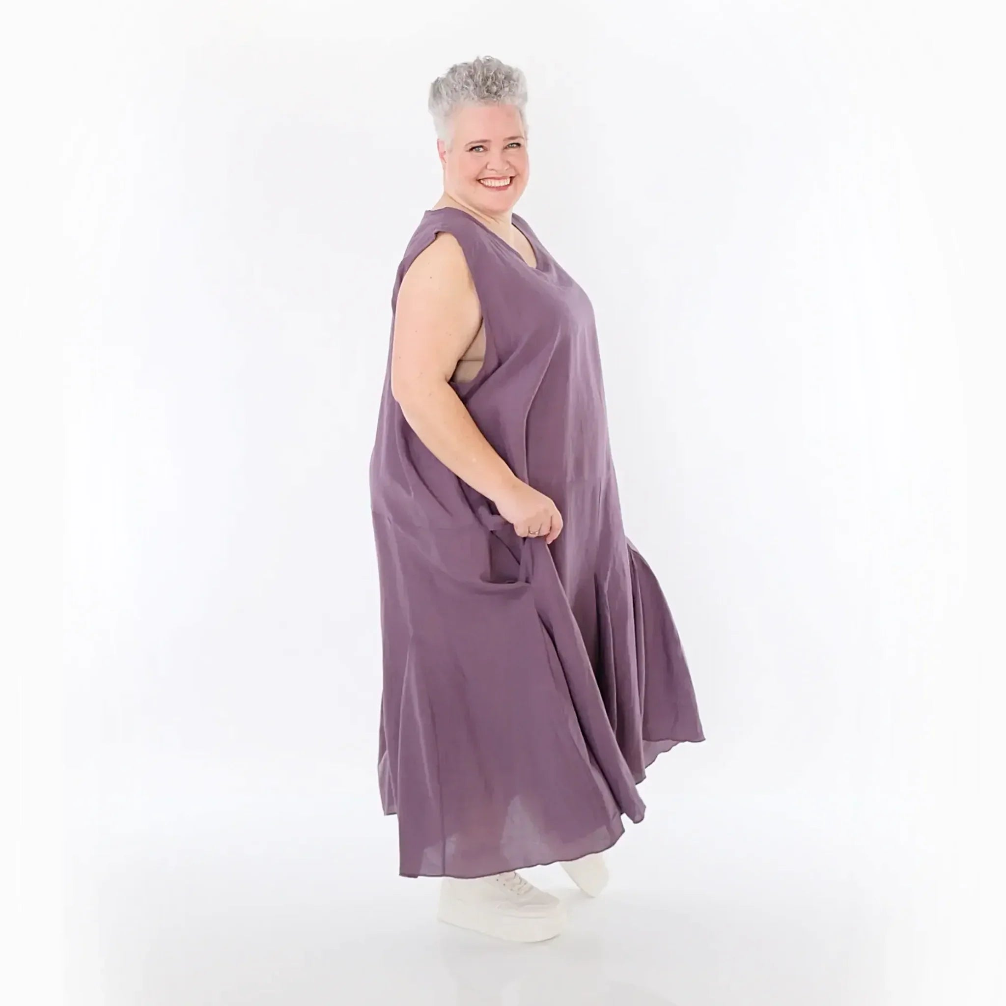 AKH Fashion Kleid 6972 Christina, Pflaume