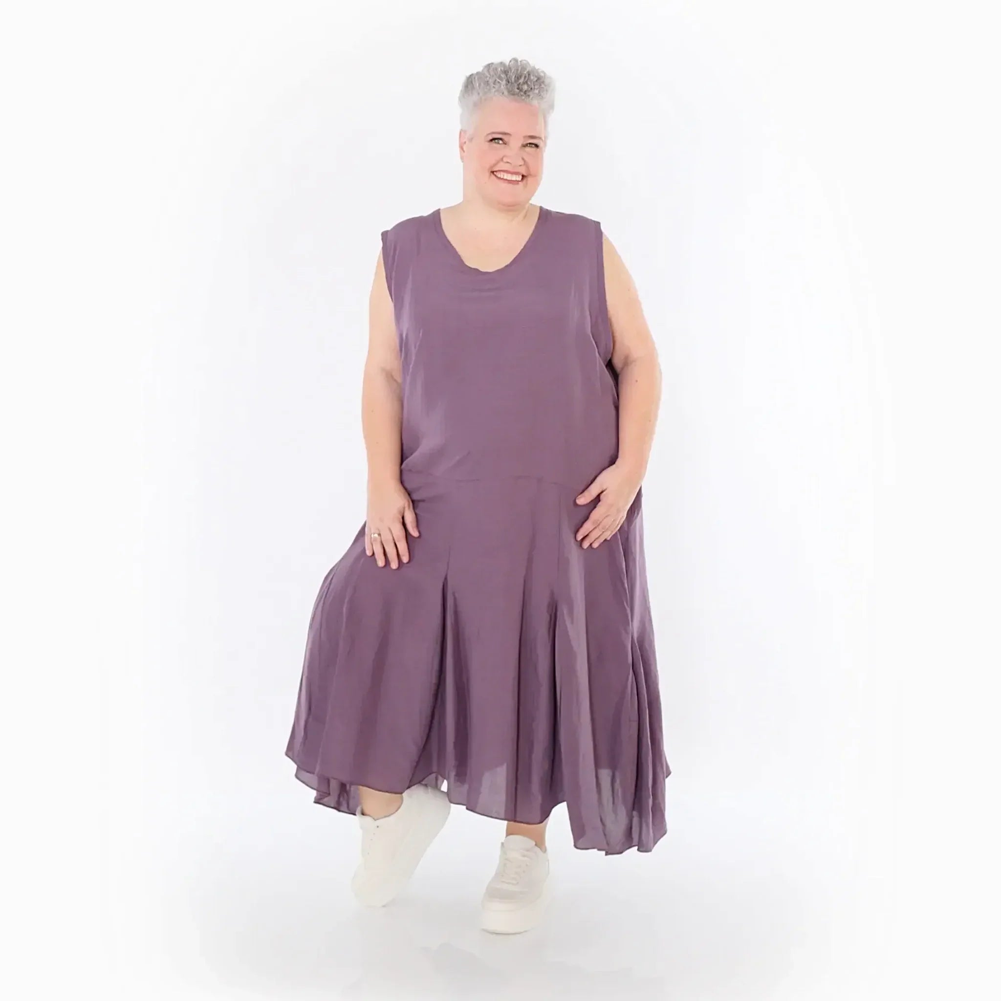 AKH Fashion Kleid 6972 Christina, Pflaume